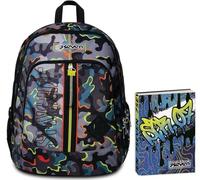 ZAINO ADVANCED SEVEN + Seven Diario Scuola Standard 12 Mesi, Blu, Ragazzo