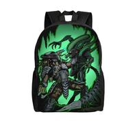 Zaino alla moda Alien vs Predator per viaggio, borsa anime, borsa per notebook