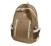 Zaino alla moda, casual, spazioso, per scuola universitaria, per uomini e donne, Kaki, Bohemian