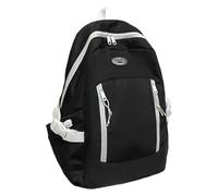 Zaino alla moda, casual, spazioso, per scuola universitaria, per uomini e donne, Nero, Bohemian