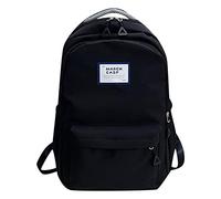 Zaino alla moda e per studenti delle scuole medie e superiori nella nuova stagione zaino per fotocamera con supporto per treppiede, Nero , Etichettalia unica