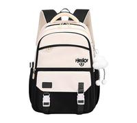 Zaino Alla Multiple Compartment Con Fascino A Sospensione Per Studente E Pendolari Grandi Dimensioni.