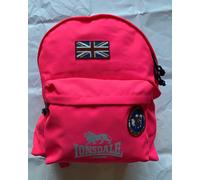 Zaino Americano LONSDALE colore rosa 24L con tasca interna con cerniera e ampia