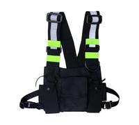 Zaino anteriore per gli uomini, borsa toracica di grande capacità, zaino sportivo impermeabile, borsa leggera sul petto, pacchetto di utilità sportiva, pacchetto del petto di attività all'aperto,