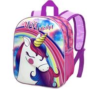 Zaino Asilo 3D 31×26×11 cm Zainetto per Bambini Design 3D Cartoon Poliestere