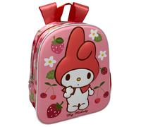 ZAINO ASILO 3D MY MELODY SANRIO BORSA 31 CM PER SCUOLA MATERNA O TEMPO LIBERO -