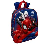 ZAINO ASILO 3D SPIDERMAN MARVEL BORSA 31 CM PER SCUOLA MATERNA O TEMPO LIBERO -