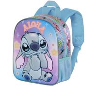 Zaino Asilo 3D Stitch Disney Aloha 31 cm con Tasca Laterale