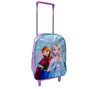 Zaino asilo con trolley Frozen Disney borsa scuola con manico allungabile per bambini