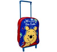 Zaino asilo con trolley Winnie the Pooh Disney borsa scuola con manico allungabile per bambini