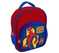 Zaino Asilo Spiderman Con Tasca e Rete Laterale Porta Borraccia - Deluxe 30cm