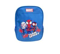 Zaino Asilo Spiderman Team Spidey Marvel, Blu, con Tasca Laterale a Rete, 23x28,5x9 cm