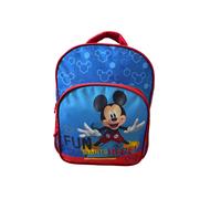 Zaino Asilo Topolino/Mickey Con Tasca e Rete Laterale Per Borraccia -Deluxe 30cm