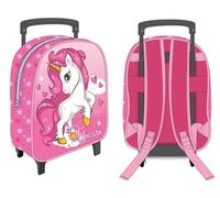 Zaino asilo trolley Cm. 28x24x10 - Unicorno