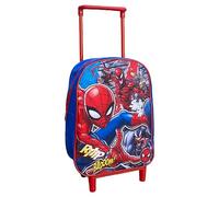 Zaino asilo trolley Spiderman, Marvel, borsa per la scuola con manico allungabile, tempo libero, zainetto per bambini