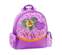 Zaino Asilo WWF volpe Viola By Panini + portachiave pailettes