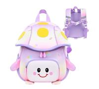 Zaino Bambino Divertente Mini Borsa Impermeabile A Forma Di Fungo, viola., Se référer au descriptif, riferimento alla descrizione