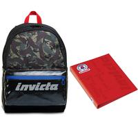 ZAINO BARLY COLORBLOCK CAMO INVICTA + Copertina ad Anelli
