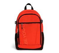 Be You - Zaino Scuola Arancione e Diario Datato 25/26, Tasca Interna Porta PC, Schienale Imbottito e Fascia Portapenne, Capienza 24LT