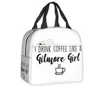 Zaino Bere Caffè Come Una Ragazza Gatta Pranzo Sacchetto Portatile Dispositivo Di Raffreddamento Termico Isolato Pranzo Scatola per Scuola Cibo Picnic Contenitore Borse Tempo libero All'aperto