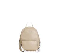 ZAINO BICOLORE CON MANICO, TASCA .CON TRACOLLA IN PLASTICA