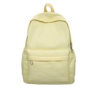 Zaino Bimba - Uno Zaino Casual A Scacchi di Grande capacità in Stile Coreano Stile Instagram per Studenti delle Scuole Medie E Superiori (Yellow One Size)