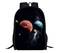 Zaino Bimbo - Zaino per Bambini da 17 Pollici di Grande capacità per La Scuola Elementare Simpatico Cartone Animato con più Tasche Leggero E Resistente per Ragazzi E Ragazze (Black2 B)