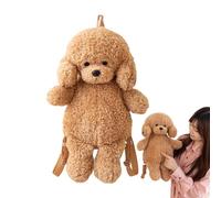 Zaino - Borsa Adorabile Leggera | Carino Zaino Morbido Per Bambini, Zaino In Peluche Realistico Per Ragazze, Scuola, Viaggi, Uso Quotidiano, Avventure All'Aperto, Bambini Piccoli, Design Animale, Kaki