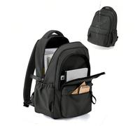 Zaino-borsa con scomparti multipli, zaino casual nero da uomo, zaino da viaggio, zaino per computer portatile, borsa da sport, zaino pendolare con scomparto portacomputer, perfetto per tornare a scuol