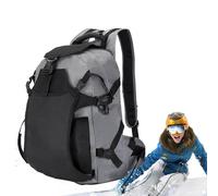 Zaino Borsa per Scarponi da Sci - Zaino Da Campeggio 30L,Borsa Per Ciaspole - per Casco Protezioni Abbigliamento Sciatori Snowboarder Viaggiatori Ospiti Resort Guide Escursionismo Palestra Campeggio
