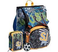Zaino Borse cartella zainetto seven sj seven junior + astuccio 3 zip completo