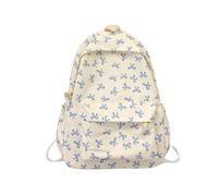 Zaino Bow - Borsa per il trasporto per libri, spallacci regolabili, śac zaino scuola Bow, šac a tracolla universitaria, accessori di stoccaggio | Borse con nodi per bottiglie d'acqua, manuale, blu, Se