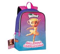 SKIFIDOL ITALIAN BRAINROT - Zaino Tempo Libero Ufficiale Skifidol Italian Brainrot, con Retro e Spallacci Imbottiti e Regolabili, Interno Foderato con Tasca Zip, Card Portachiavi Inclusa, 29x38hx11 cm