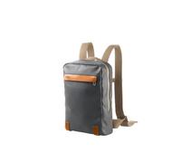 Brooks England Pickzip Cotton Canvas 10l Backpack Grigio Grey / Honey
