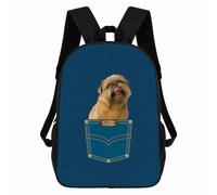 Zaino Brussels Griffon3 Backpack Resistentezaino Da Scuola Grande Daypack Per Notebook Computer Scuola