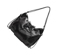 Zaino capacità dal design con fiocchi retrò trasformabile in borsa a tracolla per donna Borsa da lavoro leggera a spalla capacità