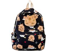 Zaino Capibara per Bambini, Ragazze E Ragazzi, Zaini per Scuola, Borsa per Libri di Grande capacità con Cartoni Animati Carini per Studenti, Regali per Gli Amanti dei Capibara