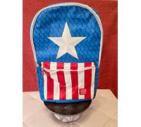 Zaino Capitan America Ufficiale Marvel Nuovo + Spilla Laugefly Originale