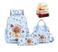 Zaino Capybara Per Ragazze Astuccio Animali