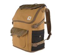 Zaino Carhartt resistente all'acqua durevole di nylon unisex per le giornate di lavoro, 35 l, con custodia per laptop da 15”., Carhartt, marrone, Taglia unica