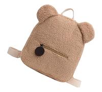Zaino carino orecchie di orso - adorabile borsa per orecchie di orso, borsa per scuola orsacchiotto per | simpatico zaino animale in peluche per bambini piccoli ragazzi fam, cachi., Se référer au