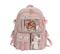 Zaino Carino Zaino per la Scuola Zaino per Bambini per Materiale Scolastico Accessori Zaini (One Size)