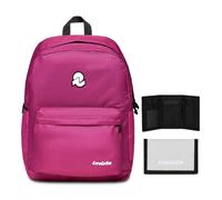 ZAINO CARLSON PLAIN + Invicta Portafoglio A Strappo, Grigio, Portafogli a Tre An