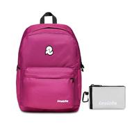 ZAINO CARLSON PLAIN + Invicta Portafoglio, Grigio, Portafogli Con Scomparti Port