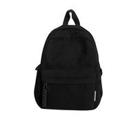 Zaino casual a tracolla in velluto a coste borsa da donna borsa a tracolla zaino per laptop sottile per le donne, Nero , Taglia unica