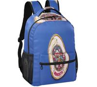 Zaino casual in stile moderno in tessuto twill con tasche multiple per | Bandiera dello stato del Minnesota Blu