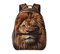Zaino casual leggero - Lo sguardo del leone stampa grande capacità laptop Daypack borse, per uomo donna borse da viaggio
