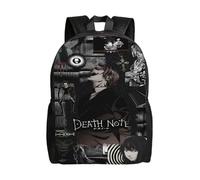 Zaino casual leggero per studenti con design Death Note, ideale per la scuola