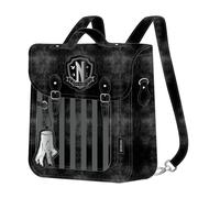 Wednesday Fashion - Faux Leather Backpack Nevermore