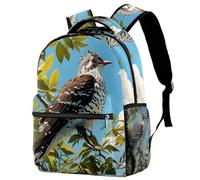 Zaino casual per la scuola, per donne e uomini, grazioso zaino a forma di cucù di grande capacità, leggero e carino, da viaggio
